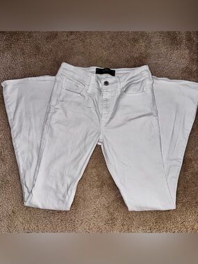 Hollister Wide Leg White Jeans
